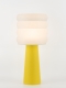 Coralie – Lampe à poser granit jaune, large Coralie – Lampe à poser granit jaune, large
