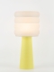 Coralie – Lampe à poser pastel jaune, large Coralie – Lampe à poser pastel jaune, large