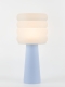 Coralie – Lampe à poser pastel bleu, large Coralie – Lampe à poser pastel bleu, large