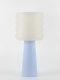 Coralie – Lampe à poser pastel bleu, large Coralie – Lampe à poser pastel bleu, large