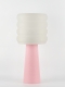 Coralie – Lampe à poser pastel rose, large Coralie – Lampe à poser pastel rose, large