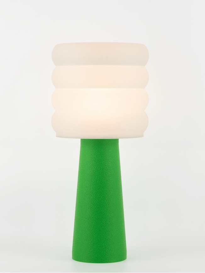 Coralie – Lampe à poser pop verte, large
