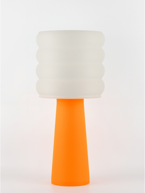 Coralie – Lampe à poser pop orange, large