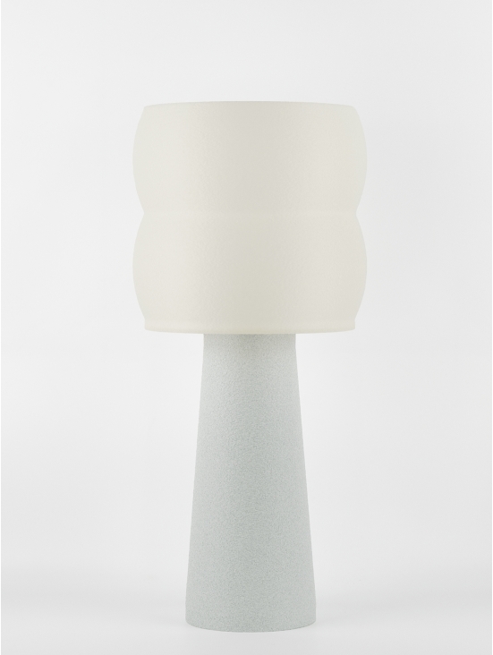 Stella – Lampe à poser granit grise, large