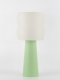 Stella – Lampe à poser pastel verte, large Stella – Lampe à poser pastel verte, large