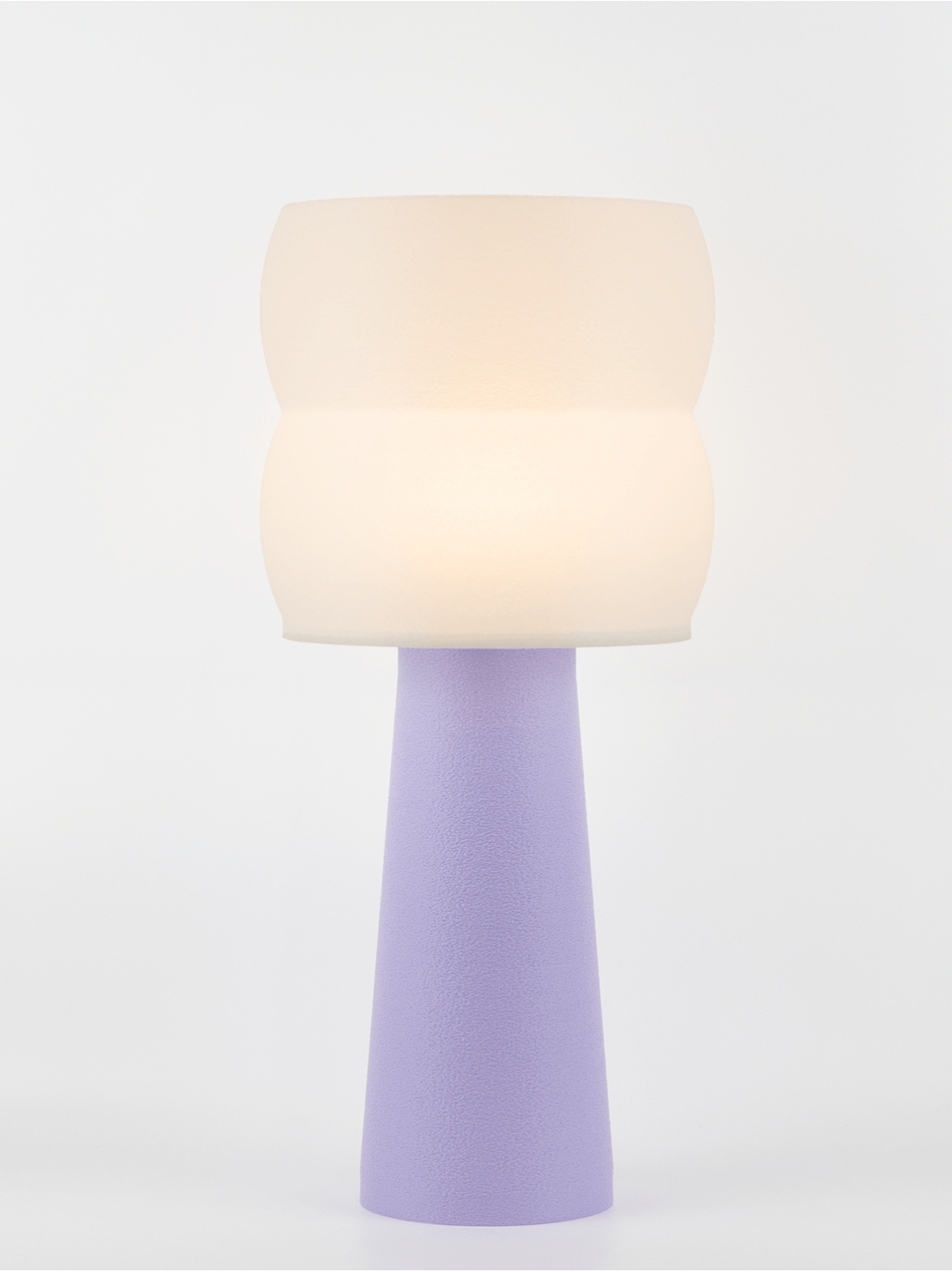 Stella – Lampe à poser pastel lilas, large