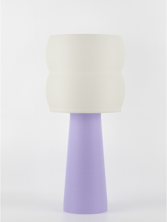 Stella – Lampe à poser pastel lilas, large