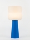 Stella – Lampe à poser pop bleu, large Stella – Lampe à poser pop bleu, large