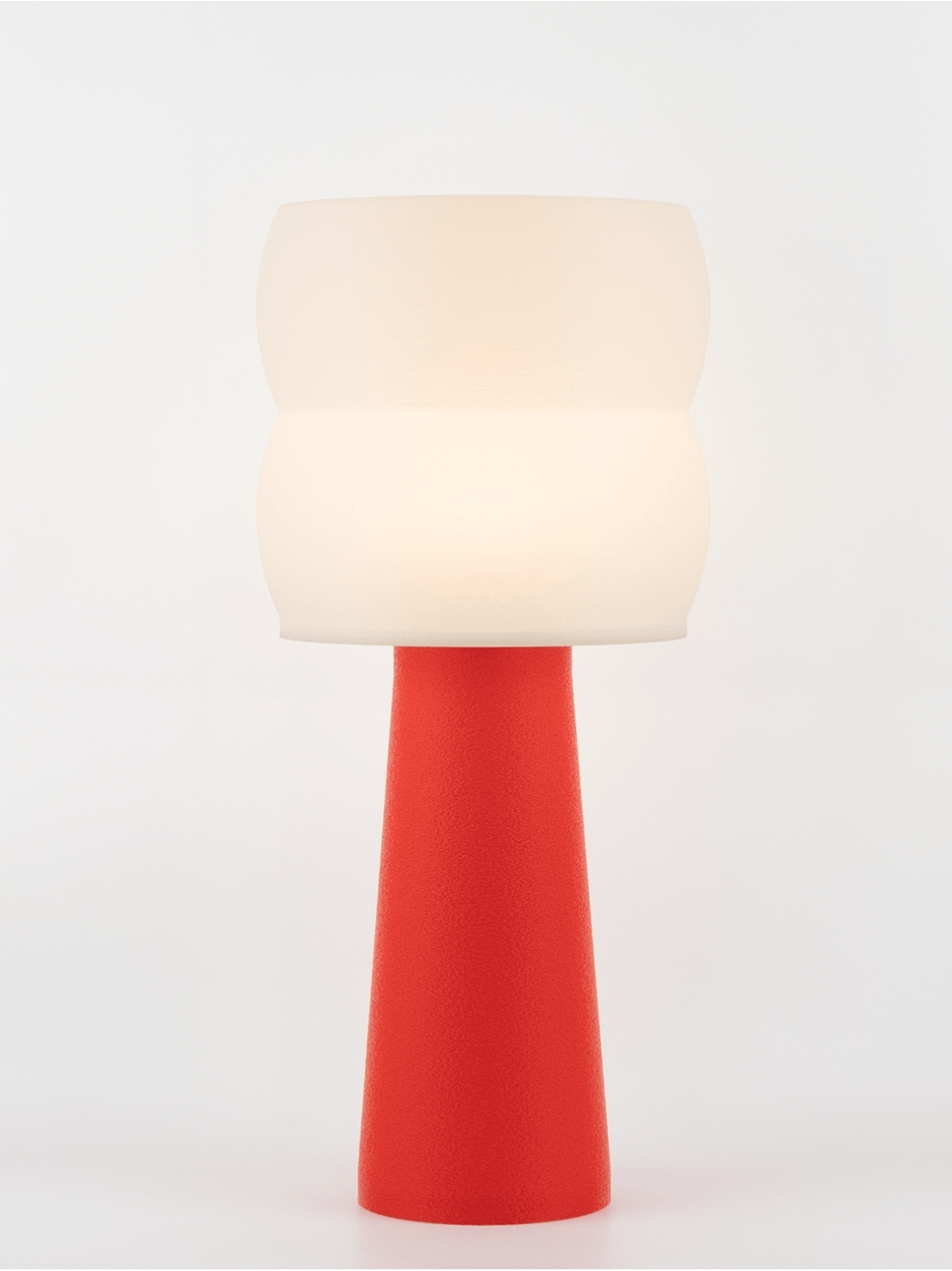 Stella – Lampe à poser pop rouge, large