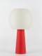 Clarisse – Lampe à poser granit rouge, large Clarisse – Lampe à poser granit rouge, large