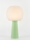 Clarisse – Lampe à poser pastel verte, large Clarisse – Lampe à poser pastel verte, large
