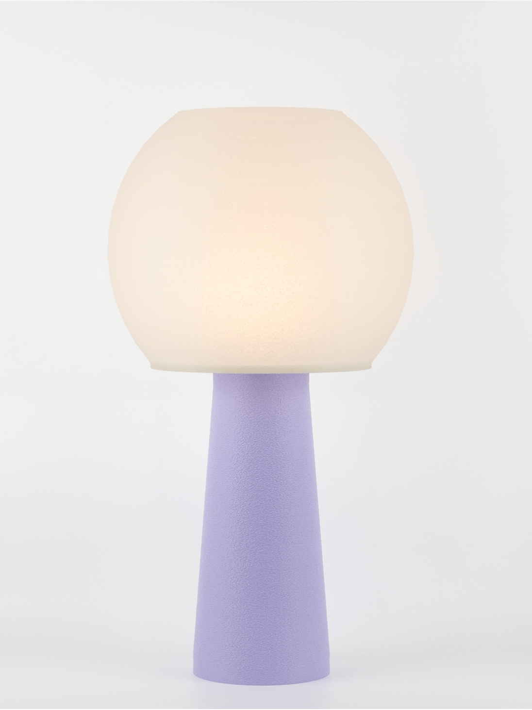 Clarisse – Lampe à poser pastel lilas, large