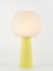 Clarisse – Lampe à poser pastel jaune, large Clarisse – Lampe à poser pastel jaune, large