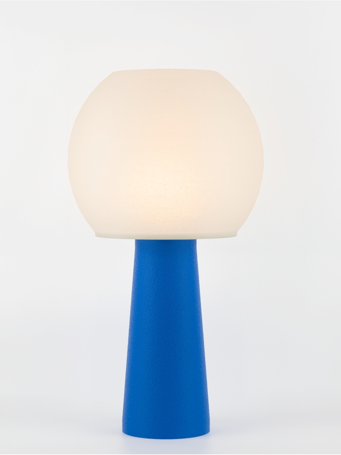 Clarisse – Lampe à poser pop bleu, large