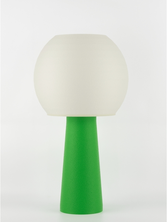 Clarisse – Lampe à poser pop verte, large