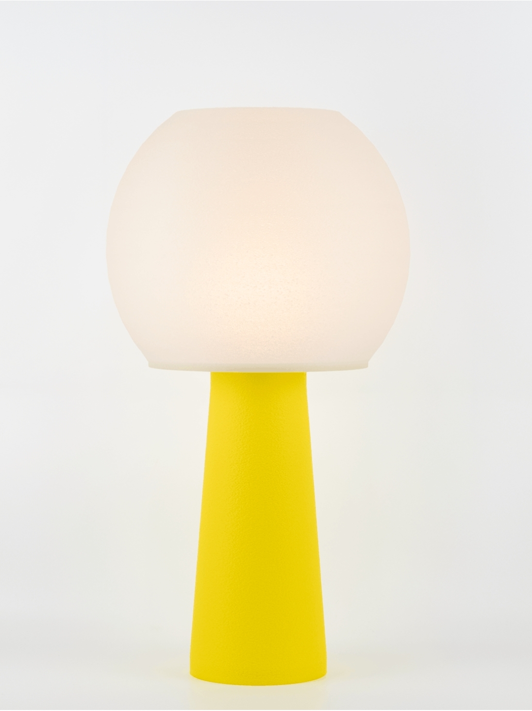 Clarisse – Lampe à poser pop jaune, large