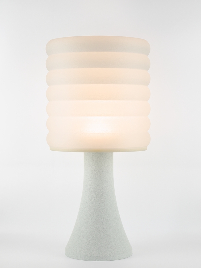 Micheline – Lampe granit grise, extra large