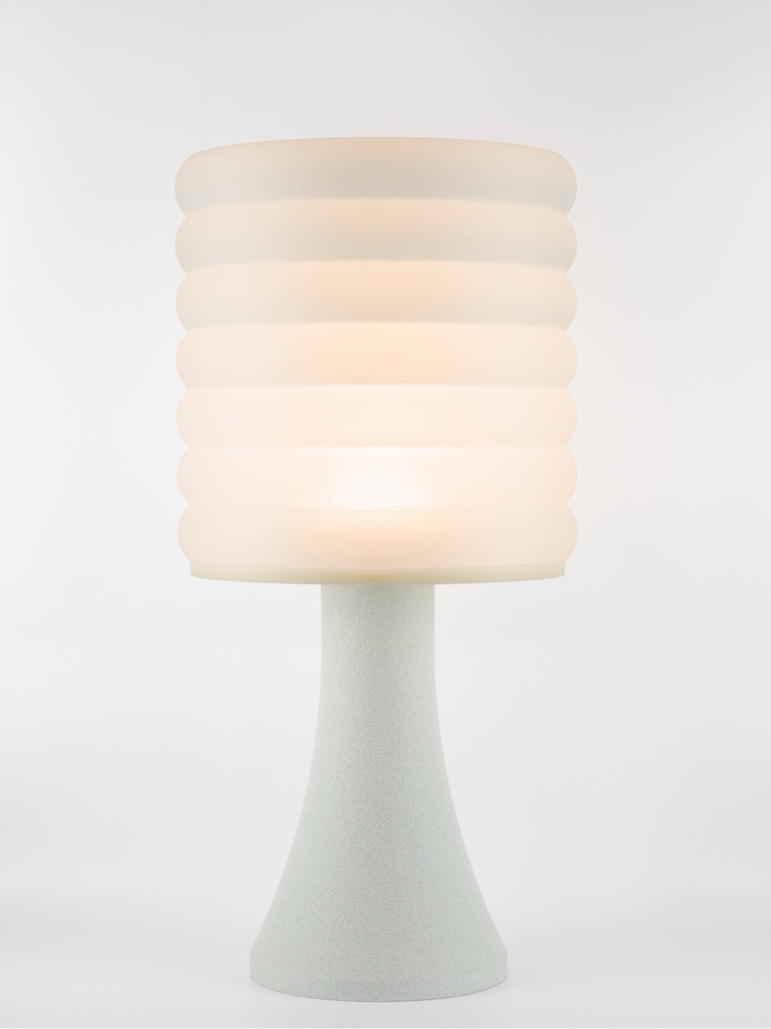 Micheline – Lampe granit grise, extra large