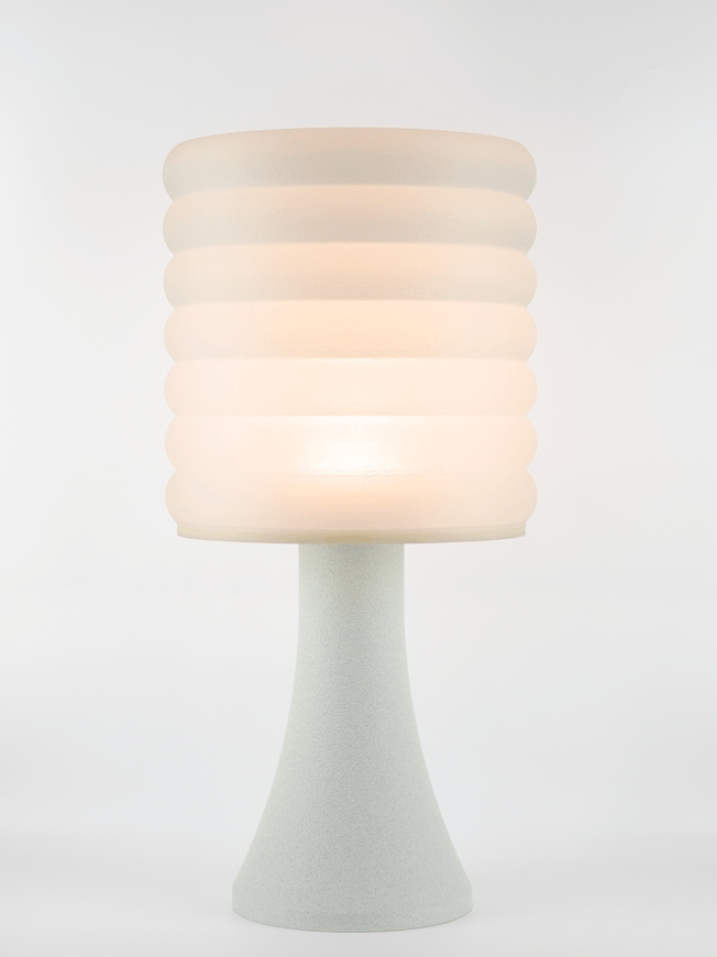 Micheline – Lampe granit grise, extra large