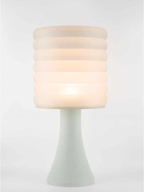 Micheline – Lampe granit grise, extra large