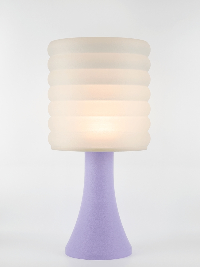 Micheline – Lampe pastel lilas, extra large