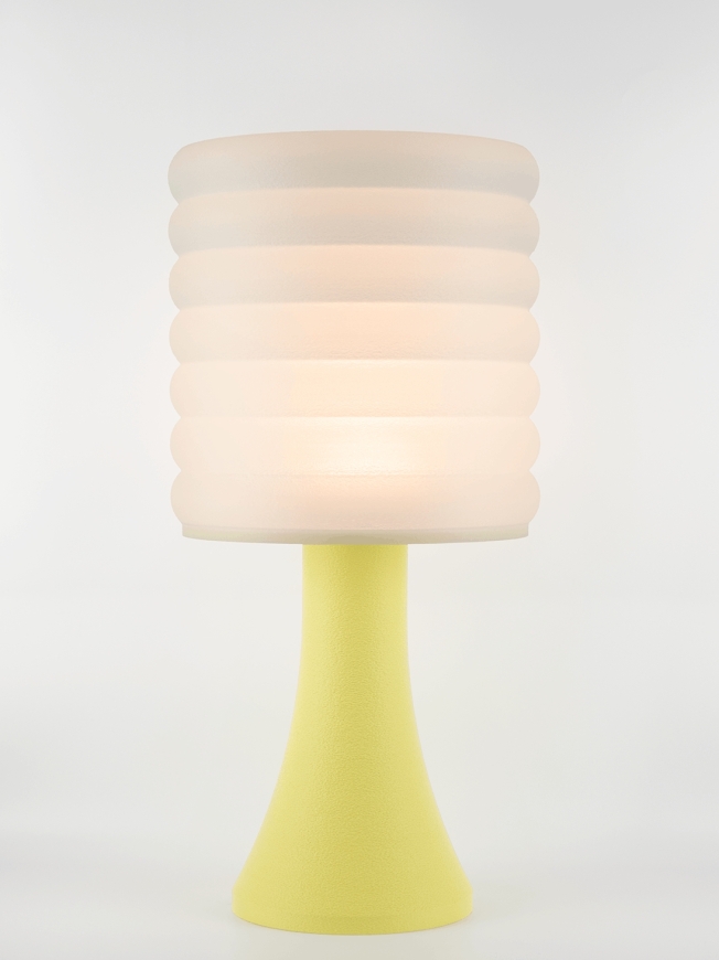 Micheline – Lampe pastel jaune, extra large