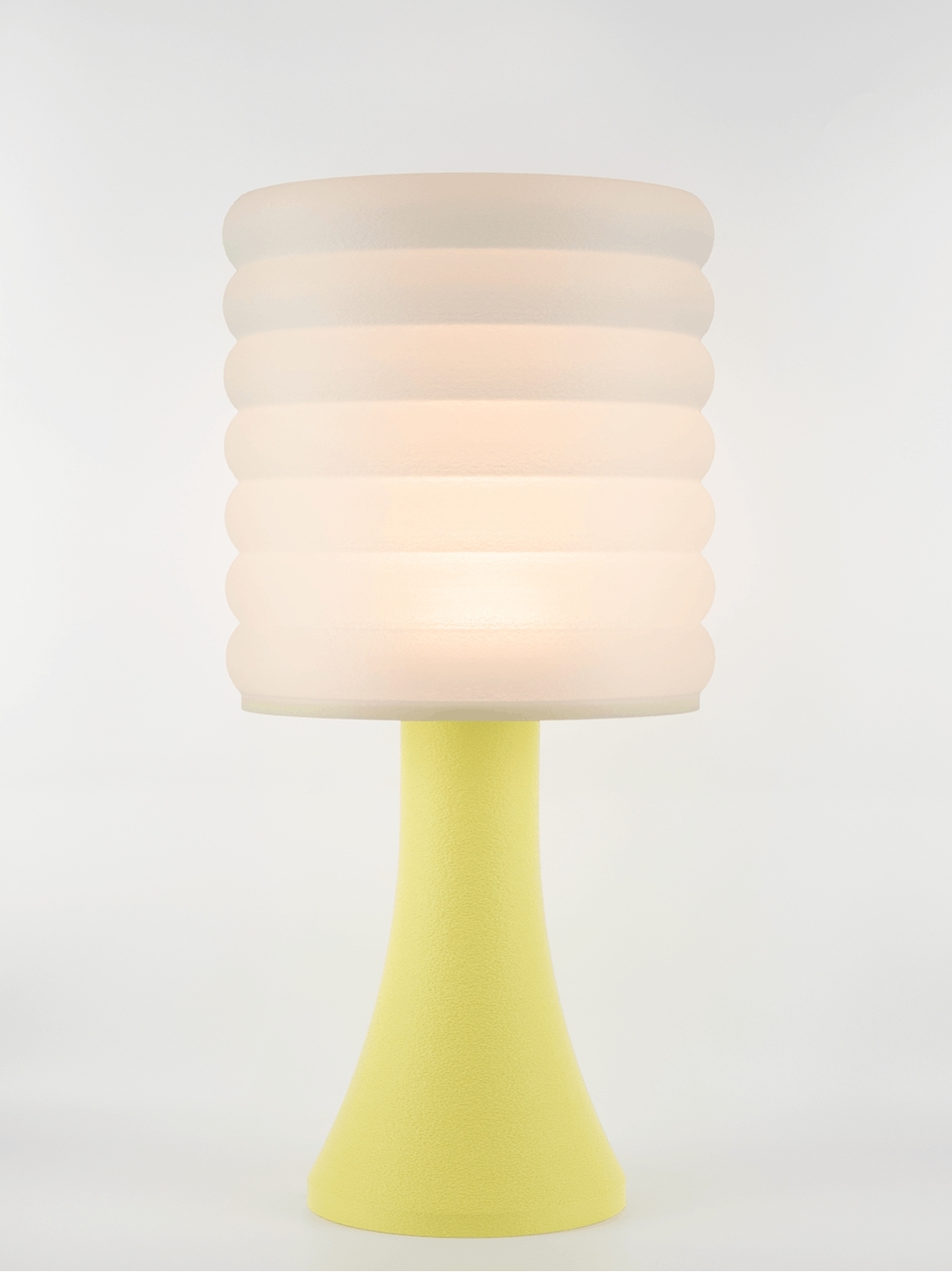 Micheline – Lampe pastel jaune, extra large