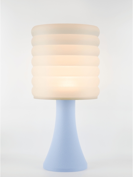 Micheline – Lampe pastel bleu, extra large