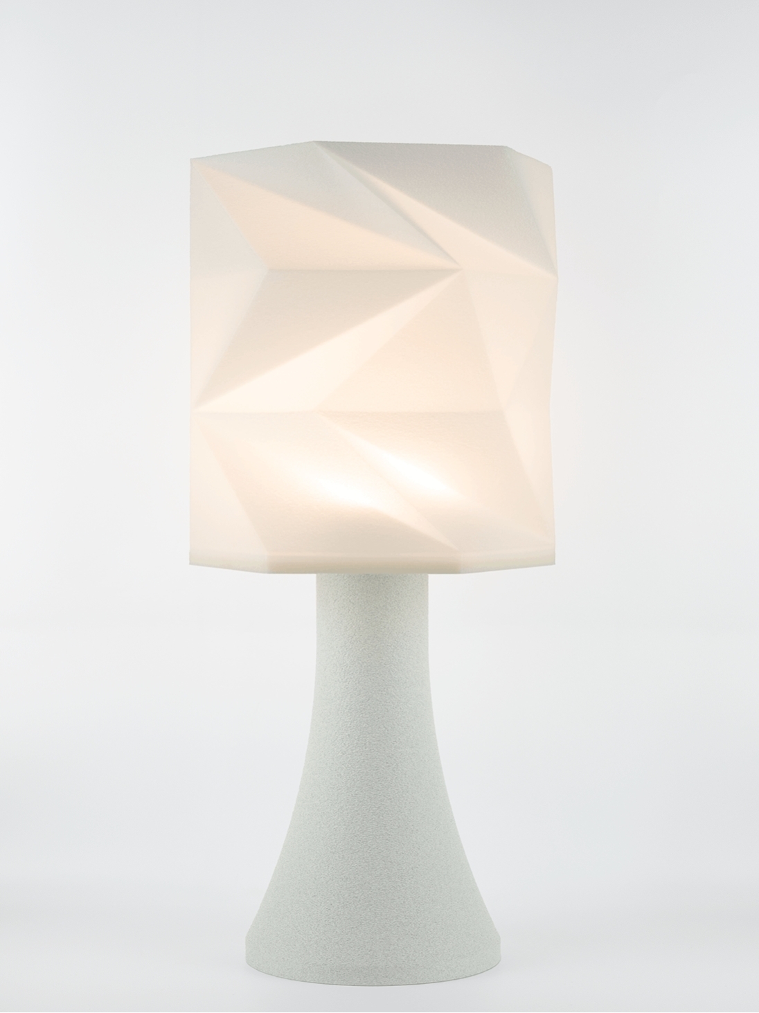 Simone – Lampe granit grise, extra large