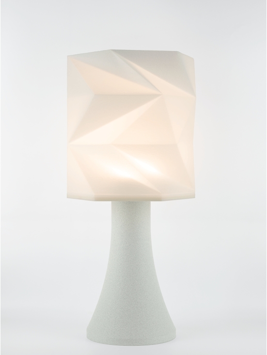 Simone – Lampe granit grise, extra large