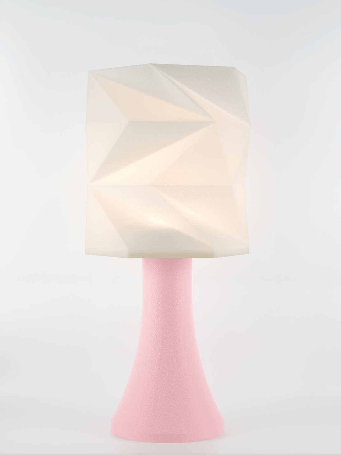 Simone – Lampe pastel rose, extra large