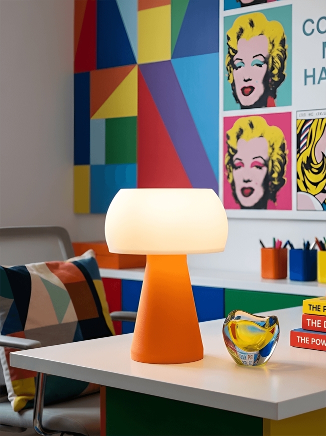 Annie – Lampe à poser pop orange, small