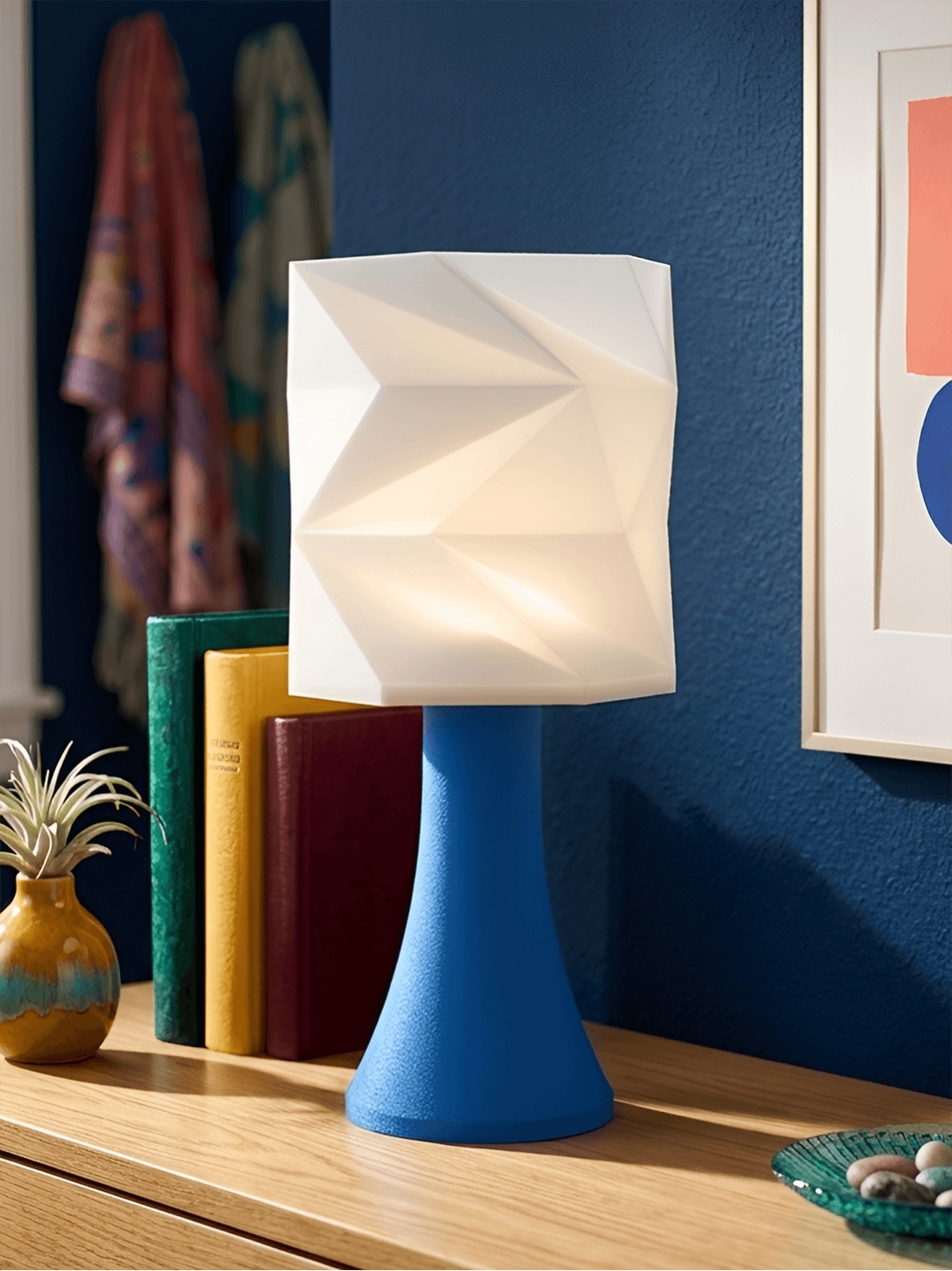 Simone – Lampe pop bleu, extra large