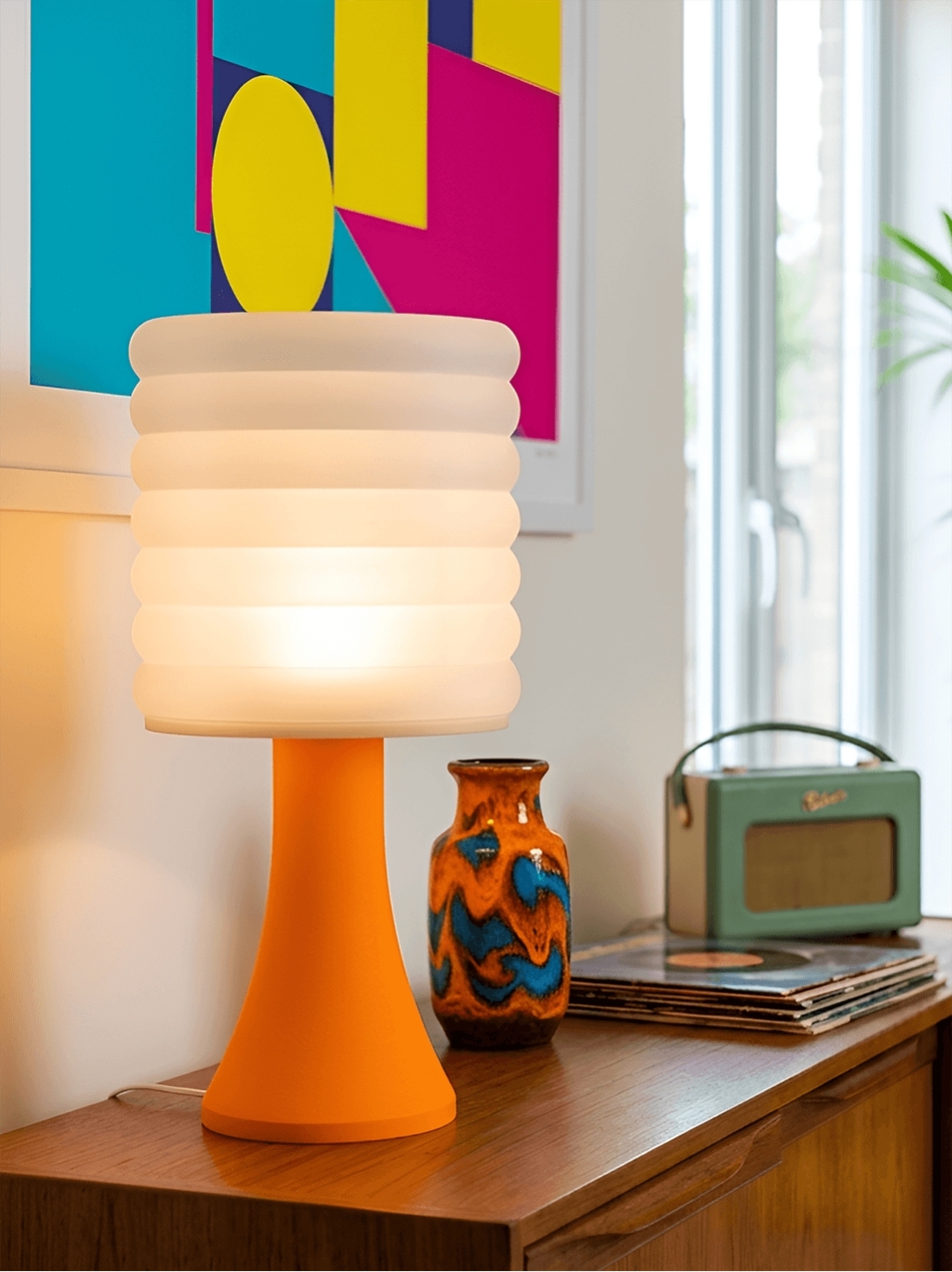 Micheline – Lampe pop orange, extra large