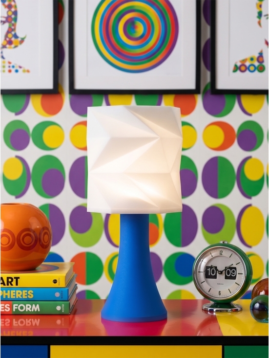Simone – Lampe pop bleu, extra large