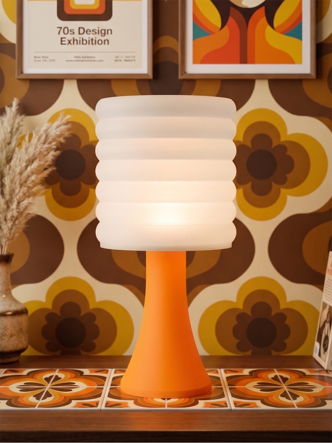 Micheline – Lampe pop orange, extra large