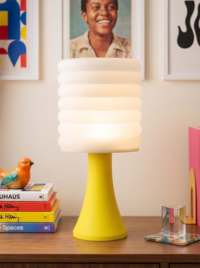Micheline – Lampe pop jaune, extra large