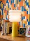 Coralie – Lampe à poser pop jaune, large Coralie – Lampe à poser pop jaune, large