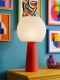 Clarisse – Lampe à poser pop rouge, large Clarisse – Lampe à poser pop rouge, large