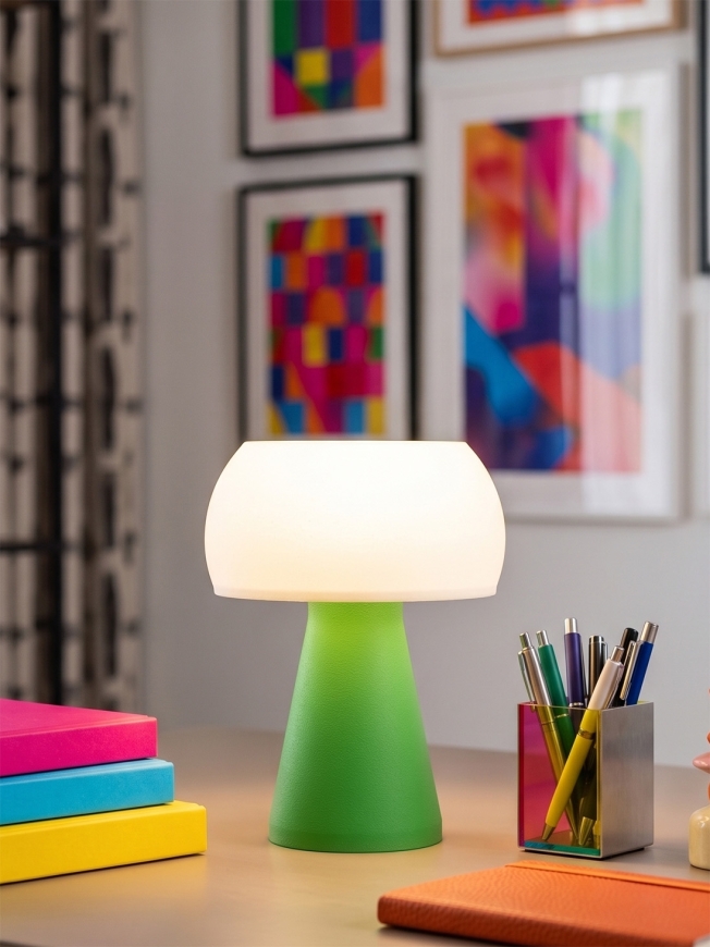 Annie – Lampe à poser pop verte, small