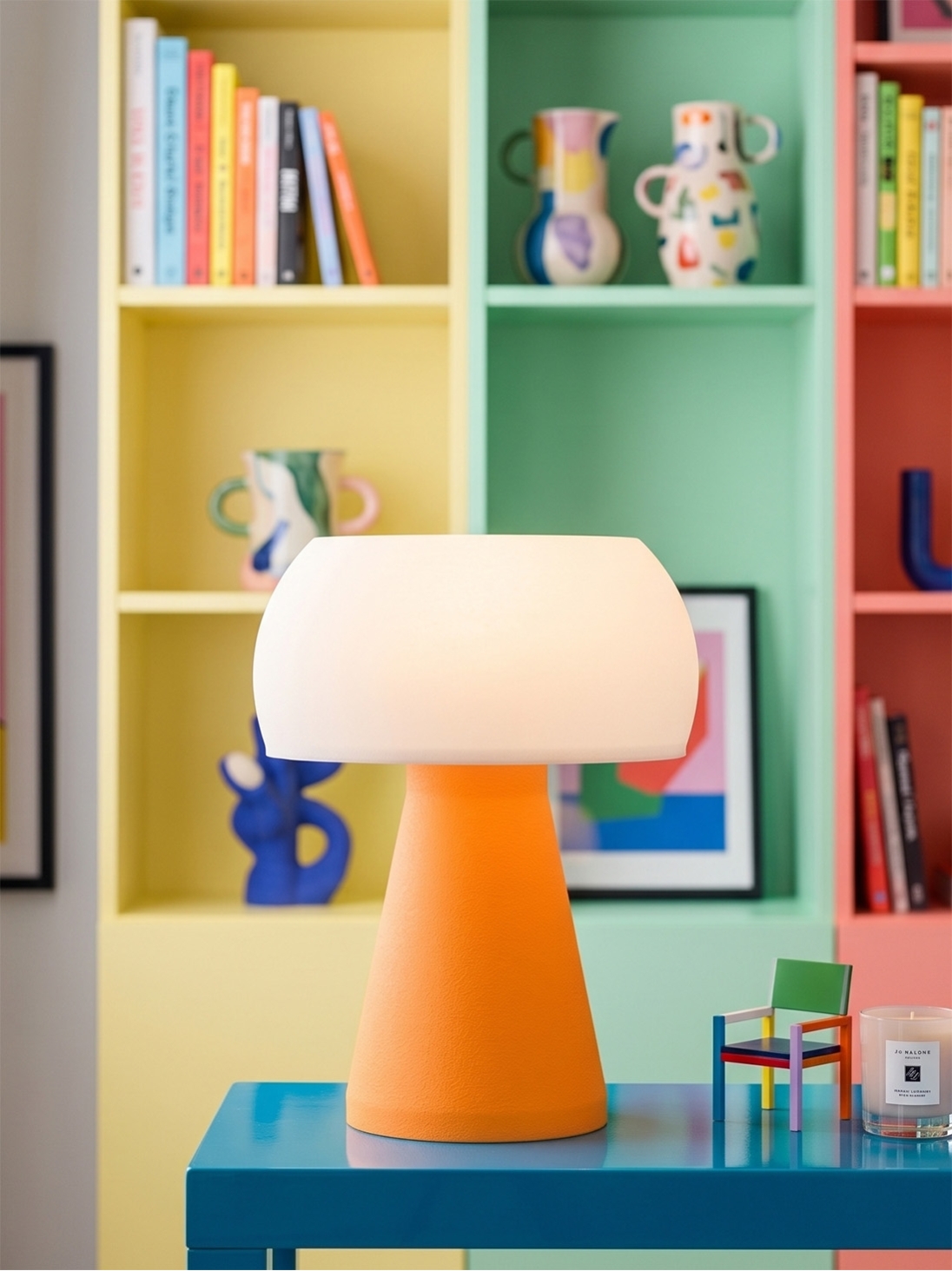 Annie – Lampe à poser pop orange, small Annie – Lampe à poser pop orange, small