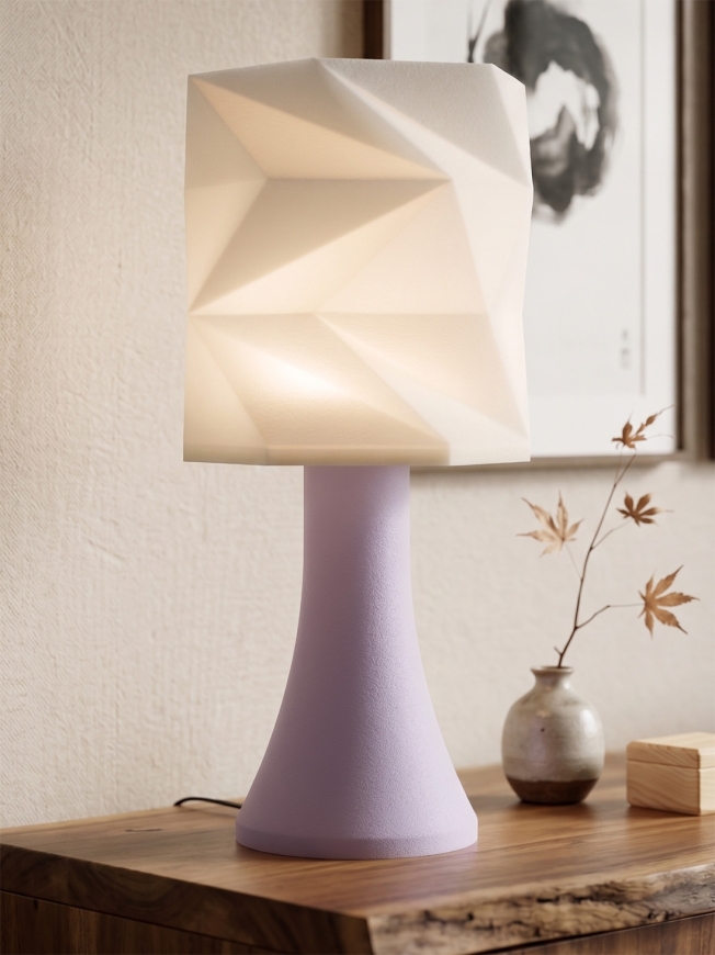 Simone – Lampe pastel lilas, extra large