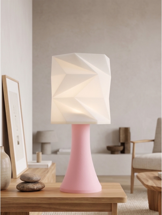 Simone – Lampe pastel rose, extra large