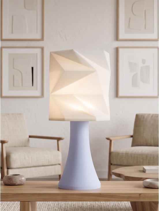 Simone – Lampe pastel bleu, extra large