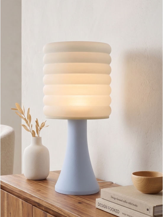 Micheline – Lampe pastel bleu, extra large
