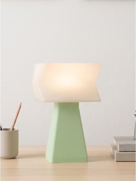 Juliane – Lampe à poser pastel verte, small
