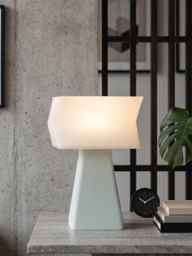 Juliane – Lampe à poser granit grise, small