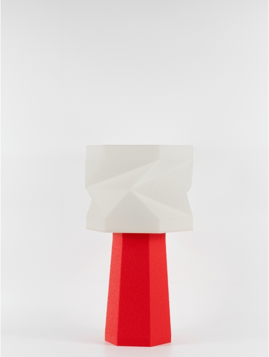 Elise – Lampe à poser pop rouge, médium