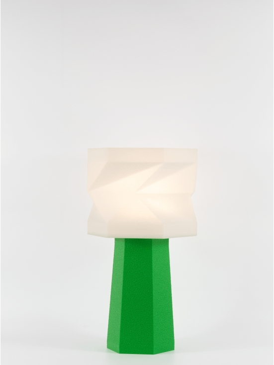 Elise – Lampe à poser pop verte, médium