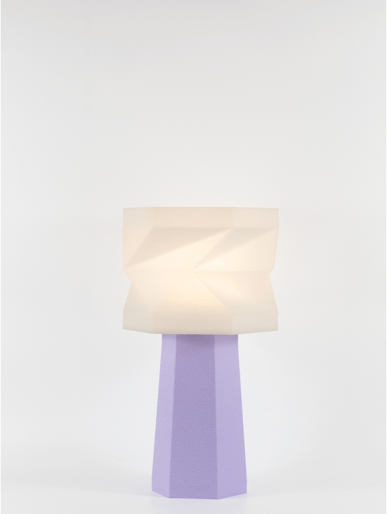 Elise – Lampe à poser pastel lilas, médium